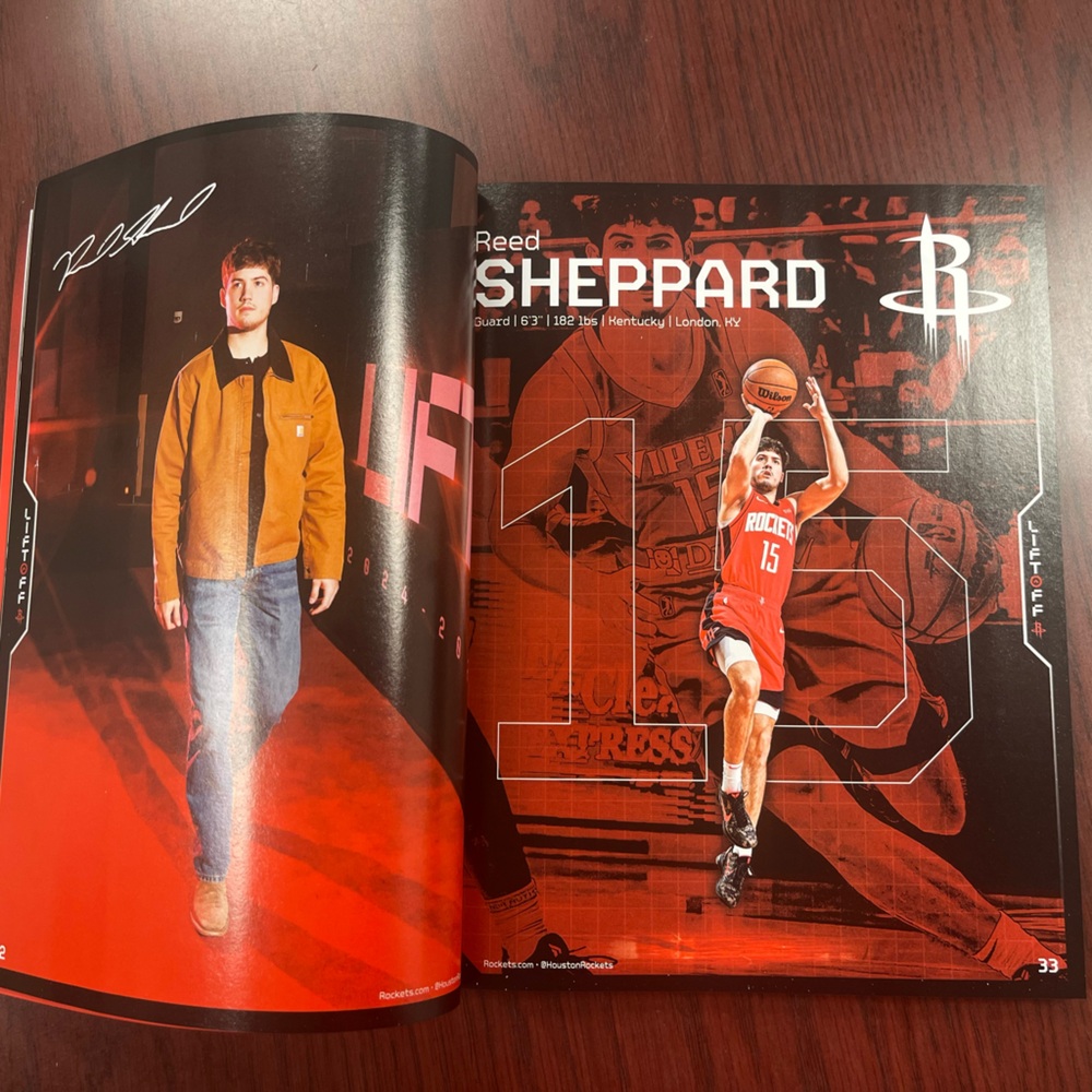 Houston Rockets Lift Off 2024 2025 Program book - Picture 4 of 4